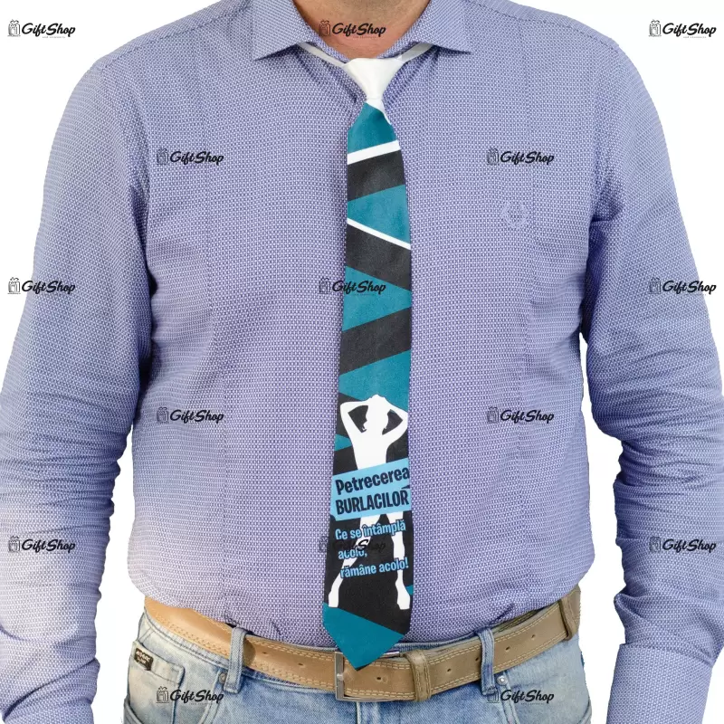 Petrecerea burlacilor, cravata cu mesaj